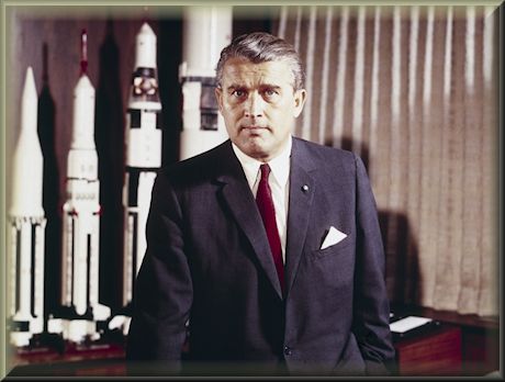 NASA rocket scientist Wernher von Braun powered Apollo 11