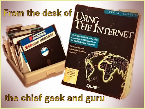 From the desk of chief geek and guru a word on the Geekhistory website references and resources